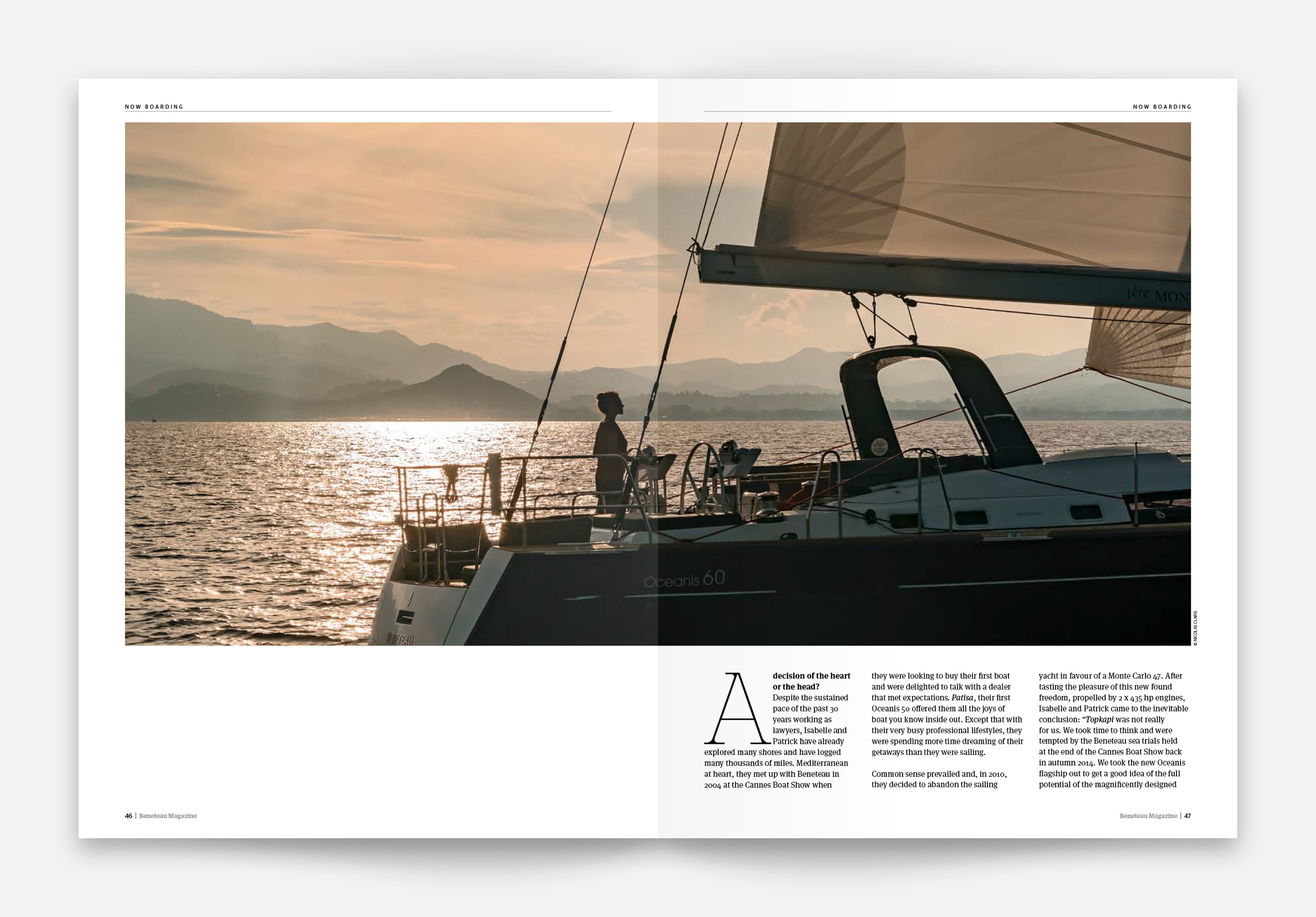 Magazine pages
