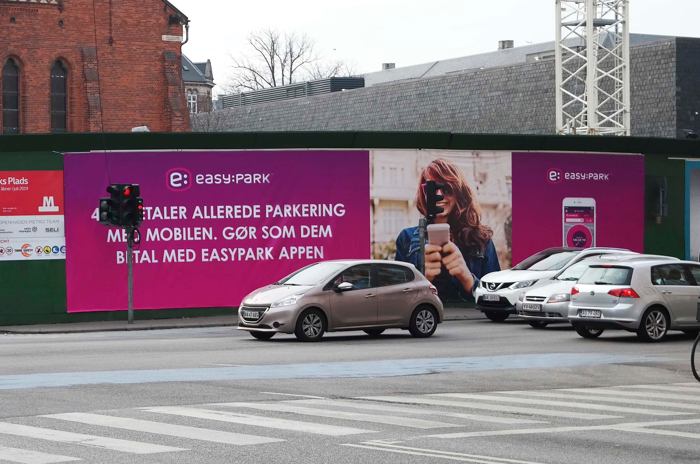 Banner on street