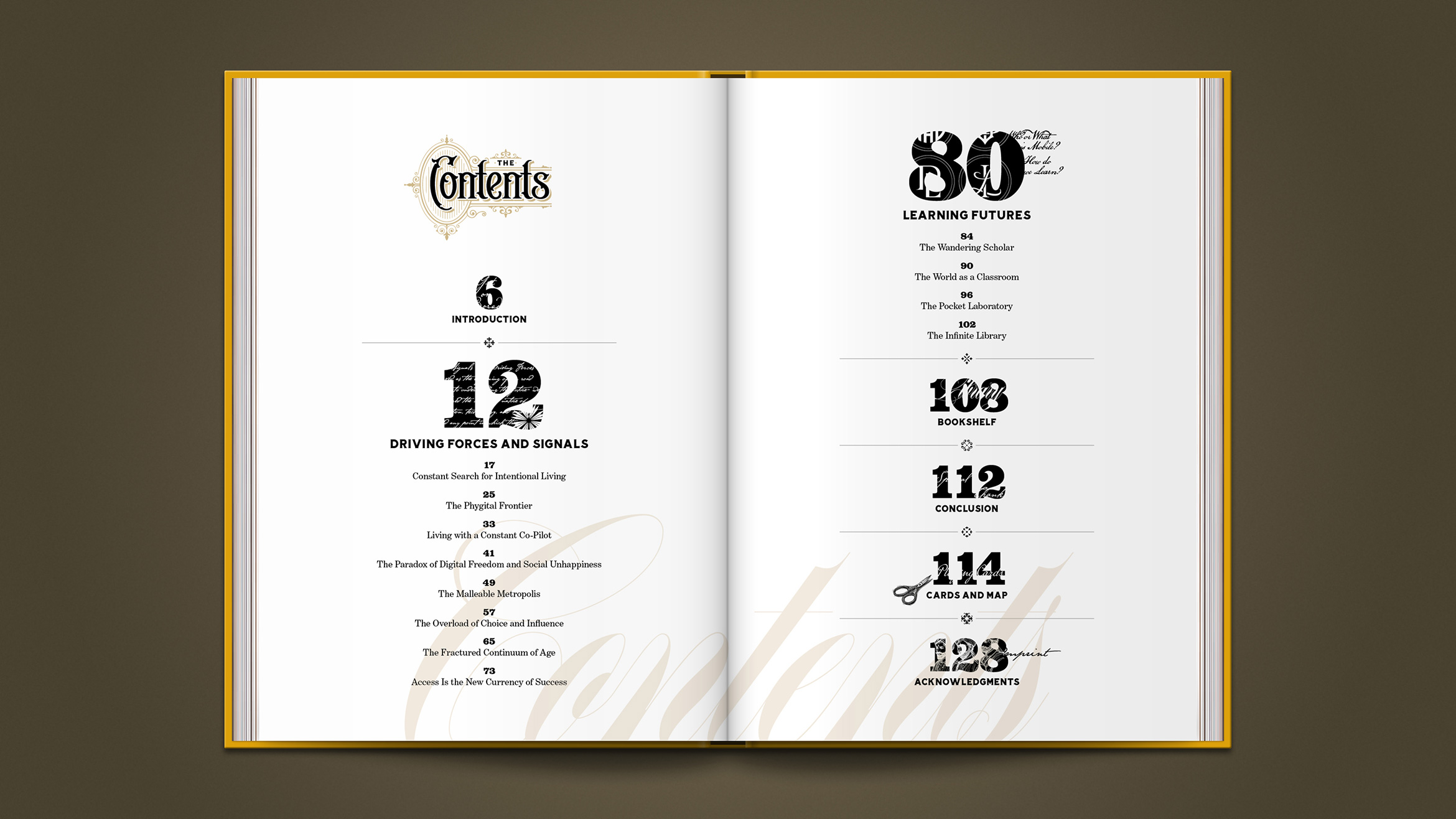 Table of contents