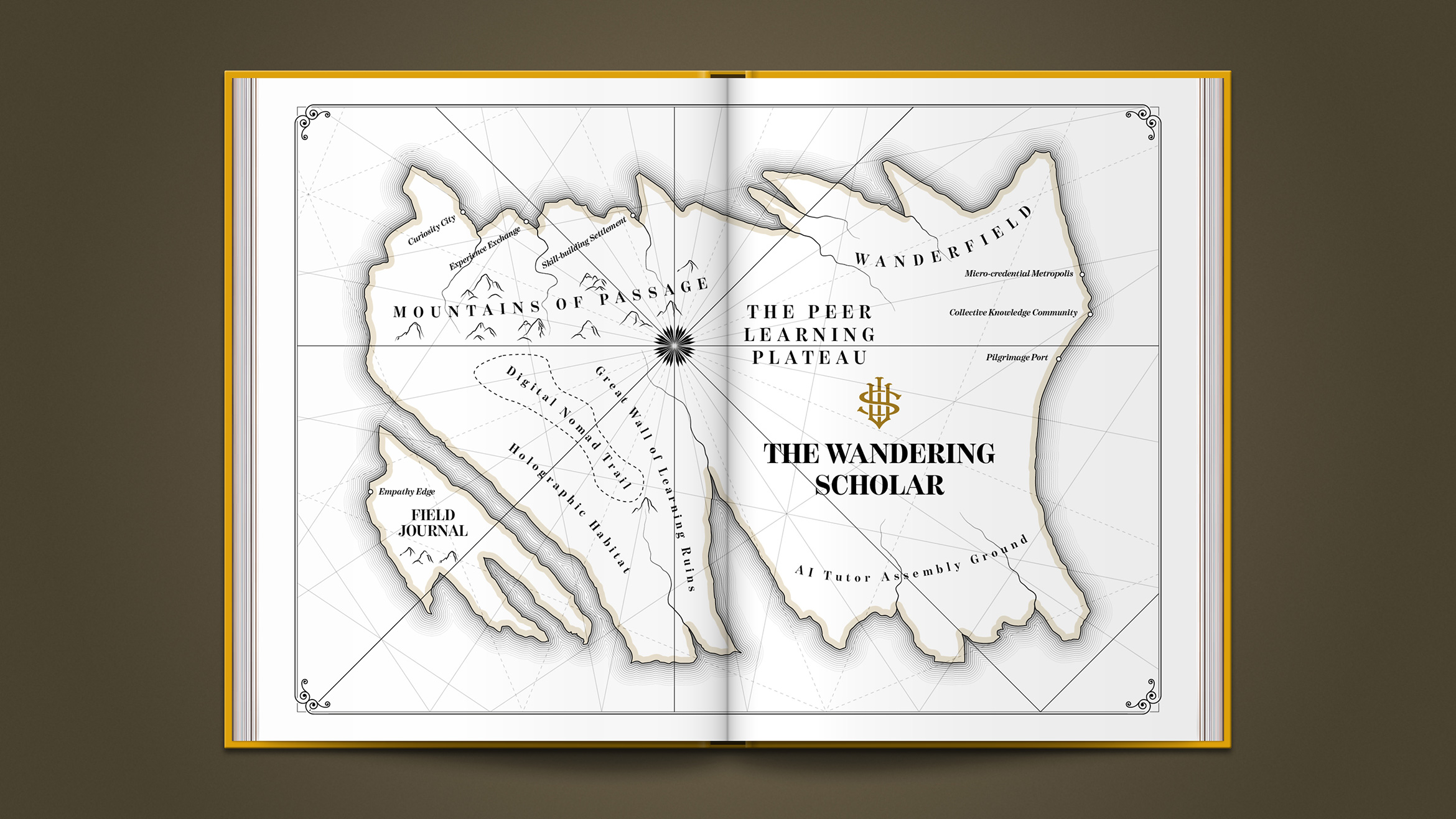 Wandering Scholar map
